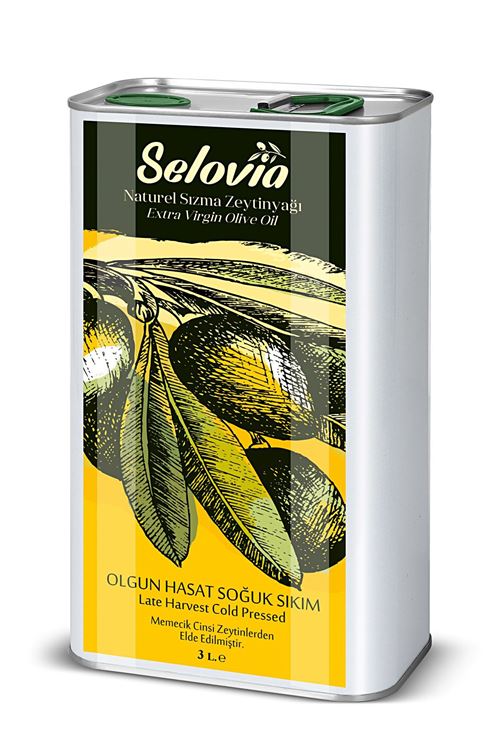 Selovia Olgun Hasat Zeytinyağı 3L